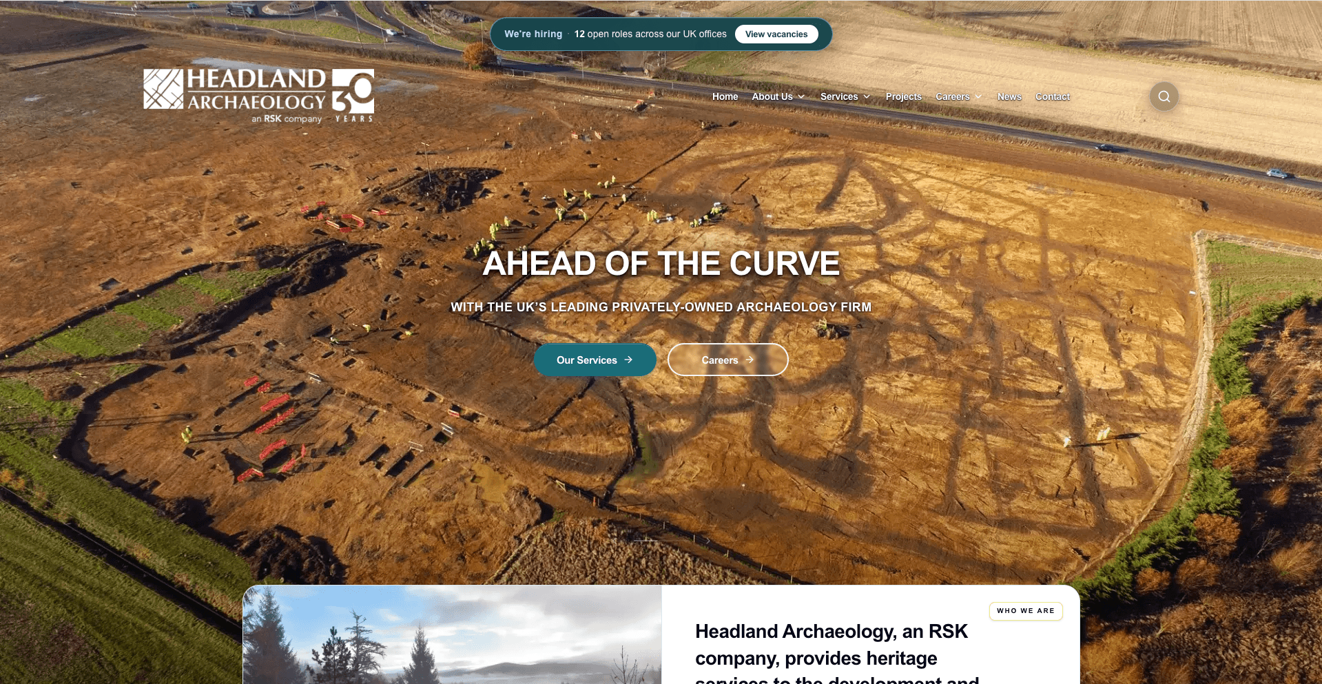 Headland Archaeology homepage